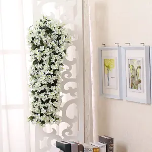 Artificial Violets Hanging Flowers Simulation Plant Home Decoration