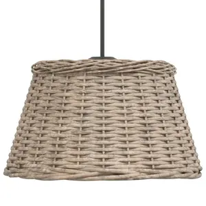 Chira Pendant Shade Brown / 30cm H x 50cm W x 50cm D