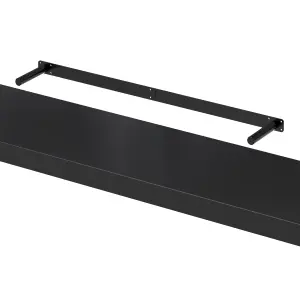 GoodHome Cusko Black Rectangular Floating shelf (L)118cm x (D)23.5cm