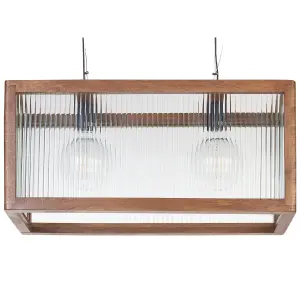 Mango Wood Pendant Lamp Light PENNA