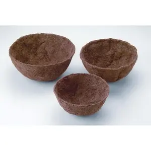 Ambador Coco Hanging Plant Basket Liner Brown (One Size)