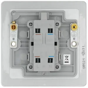 BG 20A Rocker Flat Control switch with LED indicator Matt