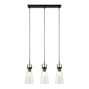 Enzo Matt 3 Lamp LED Pendant ceiling light