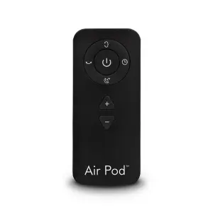 Air Pod Oscillating 6 Speed Bladeless Fan - Black