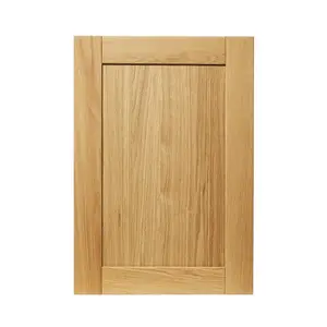 GoodHome Verbena Natural oak shaker Matt natural Highline Cabinet door (W)500mm (H)715mm (T)20mm