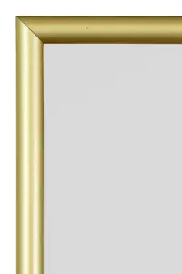 MirrorOutlet Manhattan Gold Aluminium Framed Modern Wall Mirror 153 x 61.5cm