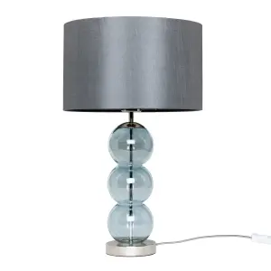 Inlight Remo Round Polished Chrome effect Table lamp