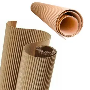 300mm x 75m Corrugated Cardboard Roll Cushioning Wrap For House Moving, Gift Wrapping & Shipping