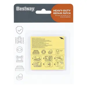 Bestway Heavy Duty Inflatables 2.5" x 2.5"/6.5cm x 6.5cm Repair Patch