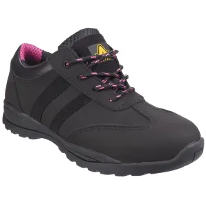 Amblers Ladies Black Safety trainers, Size 3