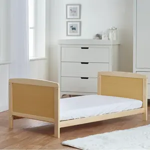  Cot Bed with Mattress Natural