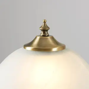 Mancini 49cm Table Lamp Antique Brass