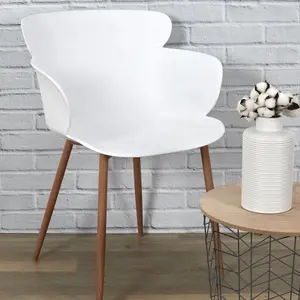 Houon Dining Chair (Set of 2) White