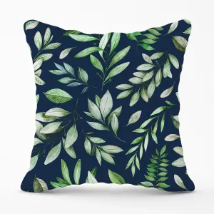 Watercolor Leaves Cushions 60cm x 60cm