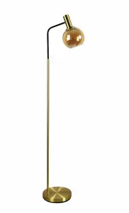 Lighting123 Lucca Floor Lamp E27 Bulb Cap for Living Room Bedroom Office