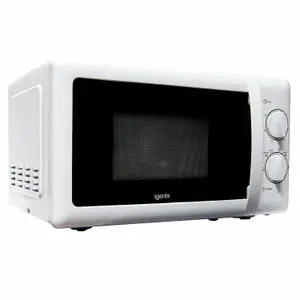 Igenix IG2083 Manual Microwave, 6 Power Levels Including Defrost, White