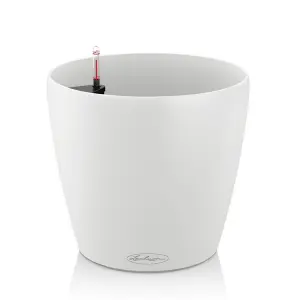 LECHUZA CLASSICO Color (Dia) 19cm White Plastic Self-watering Planter