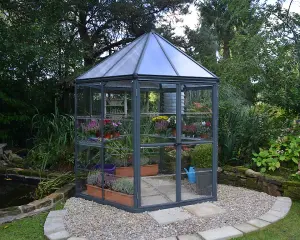 Palram - Canopia Oasis™ Grey 8x6 Greenhouse