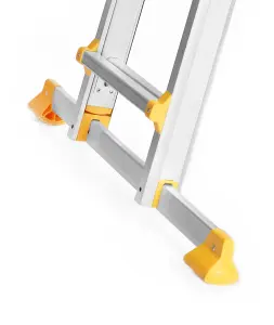 Trade Store 3-in-1 Telescopic Ladder Folding 4x4 Aluminium Ladder