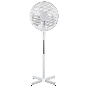 16'' Pedestal Portable Fan for Home or Small /Large Office - White