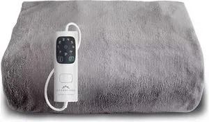 Dreamland 16707 Snuggle Up Large Heated Throw With 6 Heat Settings Grey Grey/Silver - New | Direct Vacuums