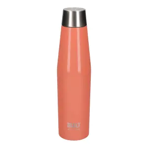 BUILT Stainless Steel Water Bottle Insulated 540ml Sports Orange Travel Flask