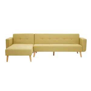 Interiors by Premier Hagen Olive Large Corner Sofa Bed