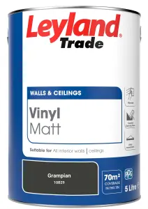 Leyland Trade Vinyl Matt Walls & Ceilings Emulsion Paint Grampian (10B29) 5L