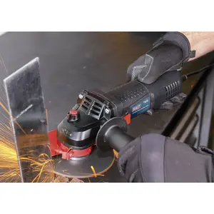 115mm Slim Body Angle Grinder - 750W Motor - 12000 RPM - M14 x 2mm Spindle