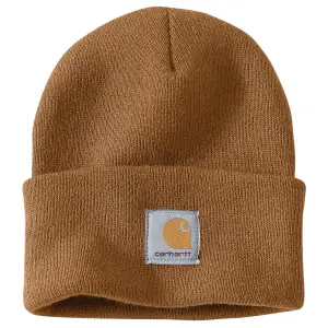 Carhartt A18 Knit Cuffed Beanie Carhartt Brown