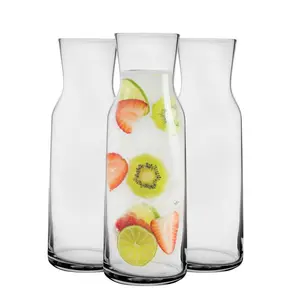 Aquaria Glass Carafes - 1.2 Litre (Set of 3)