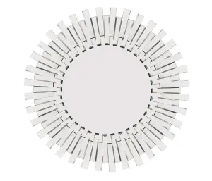 MirrorOutlet Sunburst All Glass Stylised Decorative Mirror 120 x 120