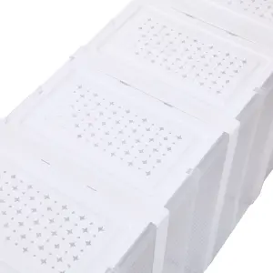 6-Tier Foldable Shoe Storage Box with Transparency