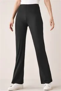 Womens Black Flare Next Full Length Leggings - Black Flare