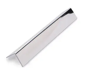 Nes Home PVC L Shape External Corner Silver 2700mm Panelling Trim