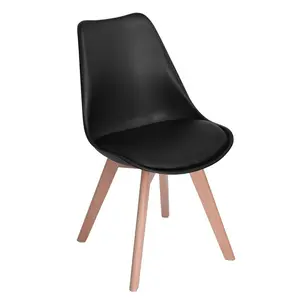 Nero Upholstered Dining Chair (Set of 6) Black