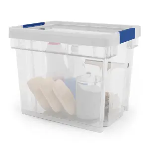 Form Xago Heavy duty Clear 24L Plastic Stackable Storage box