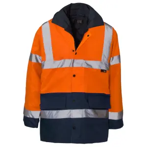 Hi-Vis Jacket 2T Or/Blu C3 Gio 2XL