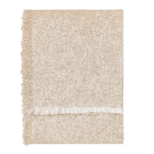 Yard Doze Woven Boucle Fringed Throw