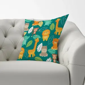 Jungle Animals Cushions 60cm x 60cm