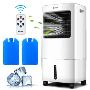 Costway 3 in 1 Evaporative Air Cooler Humidifier W/ 20L Water Tank & 3 Modes