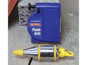 Faithfull  Plumb-Auto Automatic Plumb Line 400g (14oz) FAIPLUMBAUTO