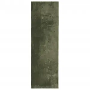 Rug HUARTE Short Pile Soft and Washable Forest Green 80x250 cm