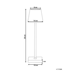 Wireless Metal Table Lamp Black BACEIRO