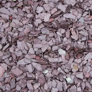 40mm Plum Slate Chippings 800kg Bulk Bag