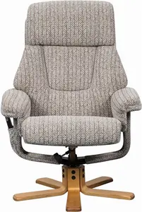 Careco, Trieste Heat And Massage Swivel Recliner – Heat & Massage Therapy, Swivel Function, Ergonomic Recline