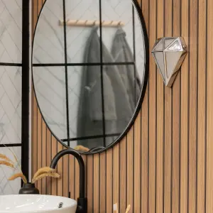 ValueLights Diamond Chrome Bathroom Wall Light