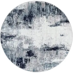 GIULIA Round Modern Abstract Area Rug 160 x 160 cm