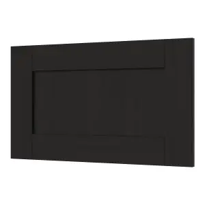 GoodHome Verbena Matt charcoal Shaker Drawer front, bridging door & bi fold door 600mm