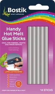 Handy Glue Gun Replacement Glue Sticks Size 100mm x 7mm Dia Pack of 14 (4 Packs)